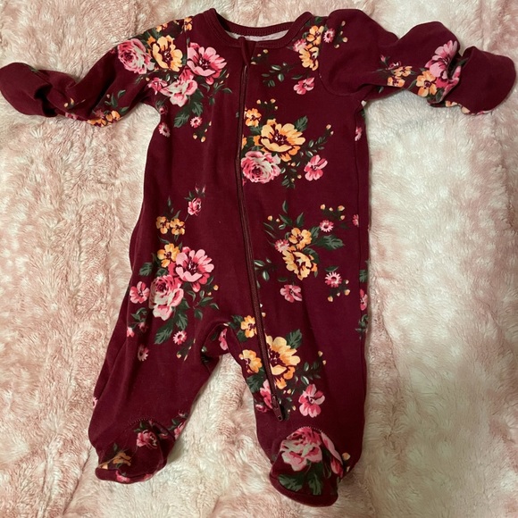 Set of 3 girl footies - Picture 1 of 3